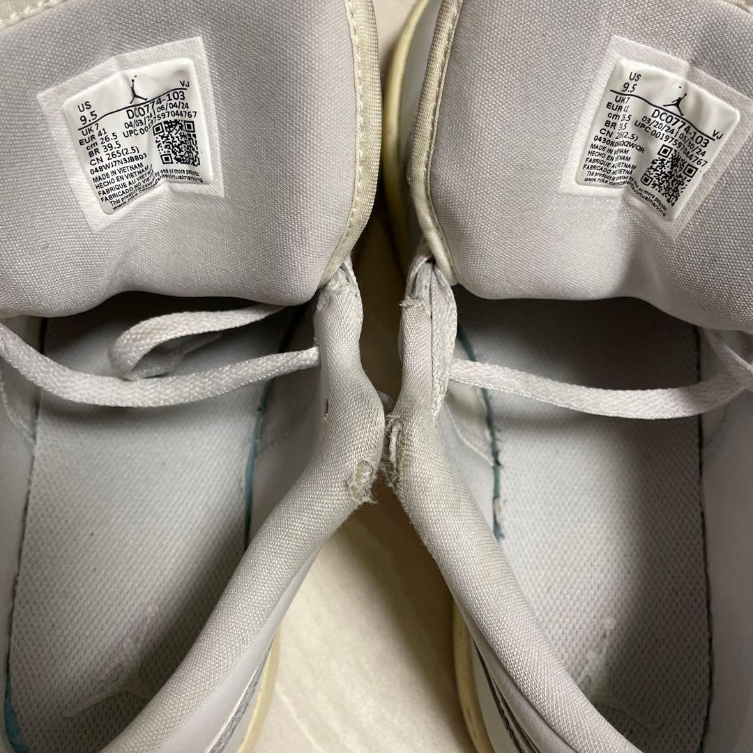 Jordan Air Jordan 1 Low ホワイト/グレー US 9.5