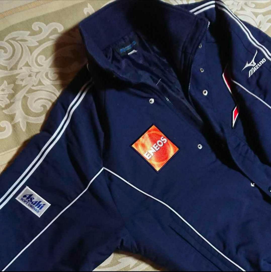 2】支給品 ミズノ × 野球 日本代表 グランドコート 侍ジャパン　スタジャン