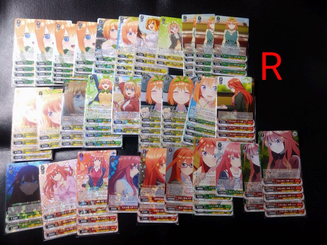 ヴァイスシュヴァルツ 引退品 五等分の花嫁 デッキ5個セット+デッキパーツ