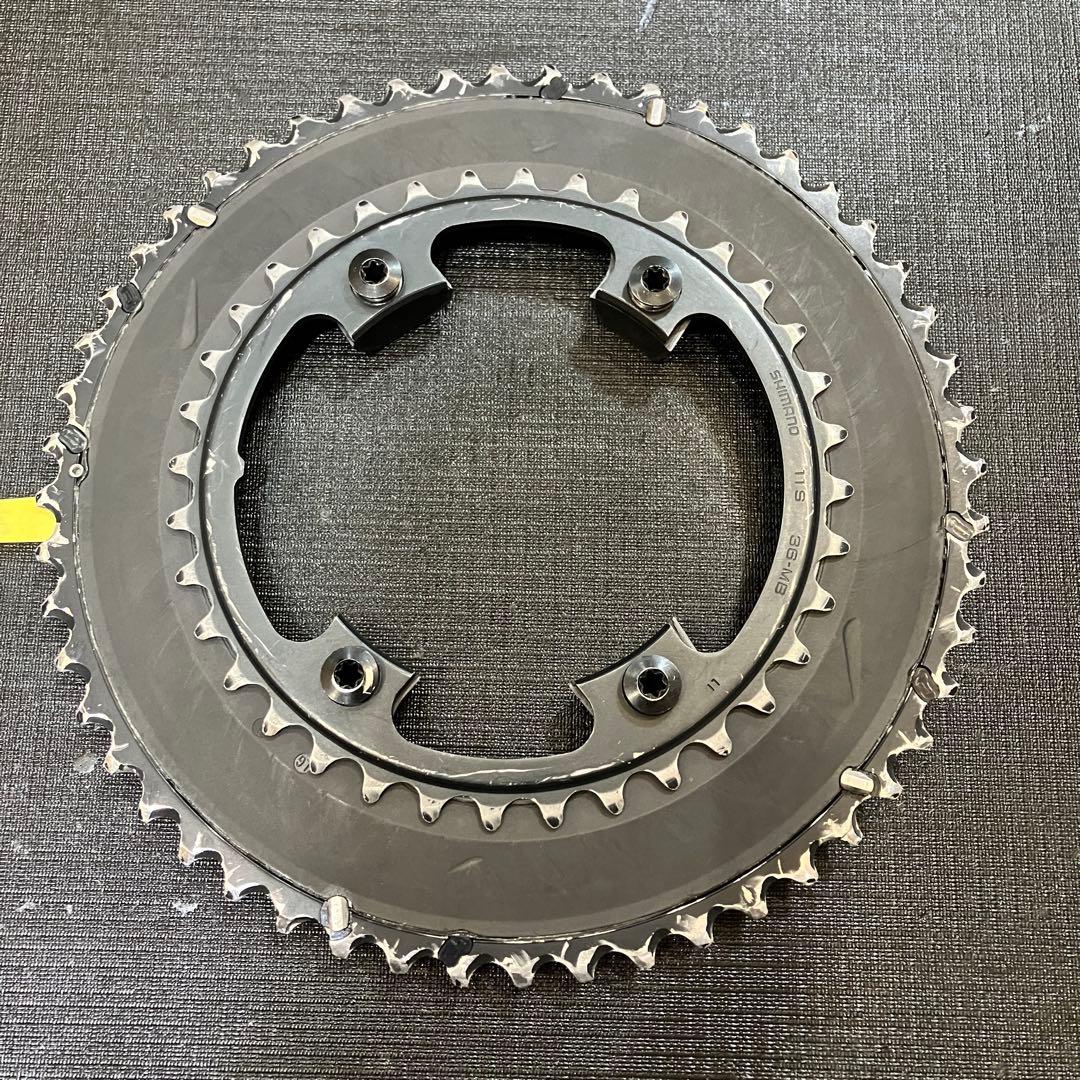 シマノ アルテグラ 6800用 チェーンリング 52-36T 11S 中古品