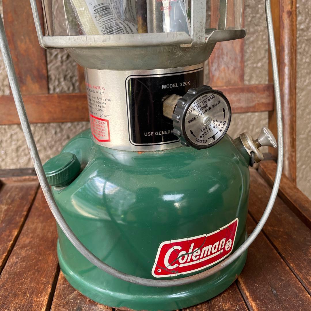 70sColemanコールマン220kランタン1979年11月USAビンテージ