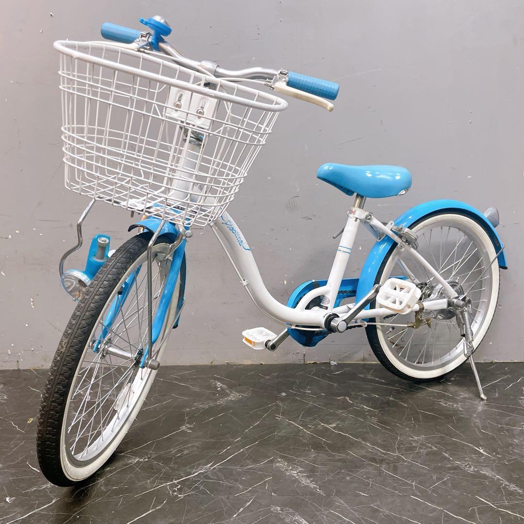 【985】子供用自転車 子供車 picolina ホワイト 20インチ シングル